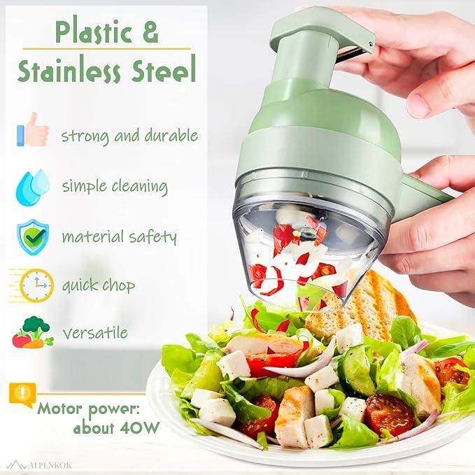 Electric Vegetable Cutter Set - TrendzHaul