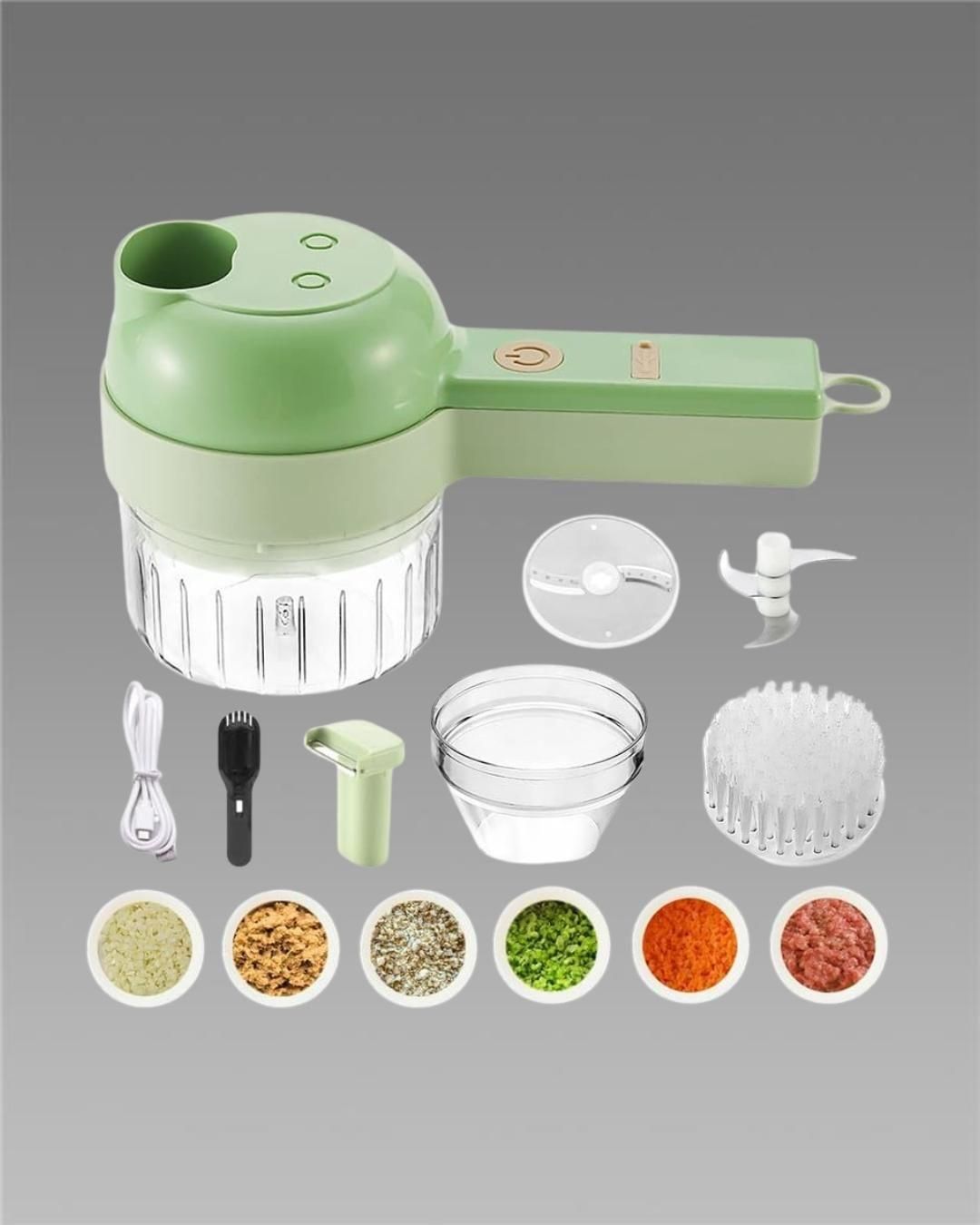 Electric Vegetable Cutter Set - TrendzHaul