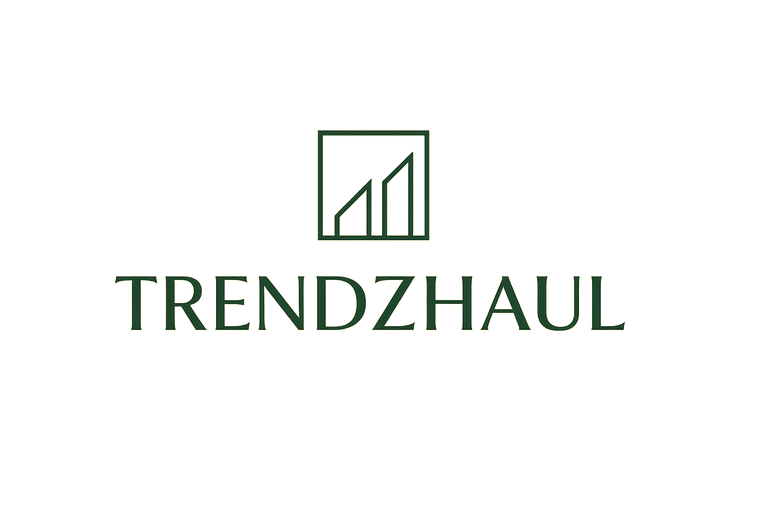 Create a logo poster for my store page  and the name of the store is TrendzHaul more professional and minimalistic